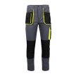 PROMAN STRETCH 250 DEREKAS NADRÁG SZÜRKE + SÁRGA