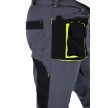 PROMAN STRETCH 250 DEREKAS NADRÁG SZÜRKE + SÁRGA