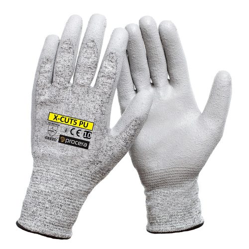 X-CUT5 PU VÁGÁSGÁTLÓ VÉDŐKESZTYŰ (VÁGÁSBIZTOS)