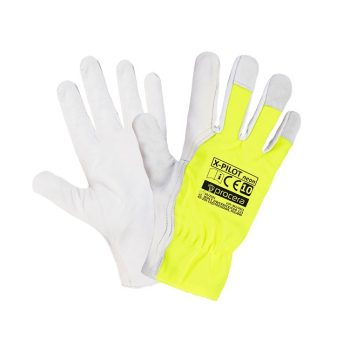 X-PILOT NEON ERŐSÍTETT KECSÉKBŐR KESZTYŰ 